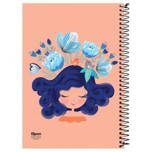 دفترطراحی 60برگ سیمی رحلی فانتزی الیپون کد256کارتن 28عددی