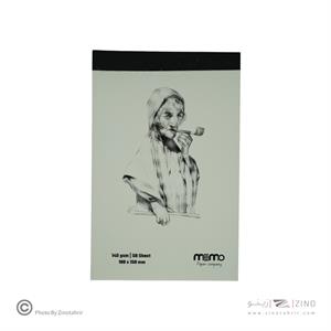 پد طراحی سایز10*15مقوا140گرم MEMO