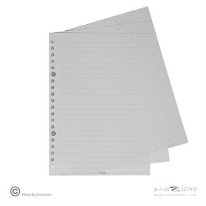 یدک دفتر کلاسوری20حلقه 100برگ خطدار برگ سری راندو کد74401