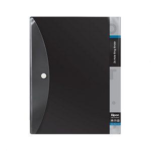 دفترکلاسوری 100برگ طلقی سوزنی الیپون کد286کارتن 12عددی