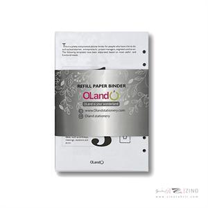 یدک کلاسوری 100 برگ 6 حلقه  الند سایز A5 کد RFFS-A5-100