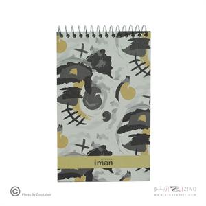 دفتریادداشت 80برگ کد9812ایمان 16*10جلدسخت