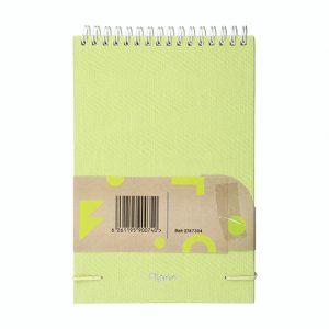 دفتریادداشت 80برگ 145*210سیمی پارچه ای سخت الیپون کد274کارتن 36عددی