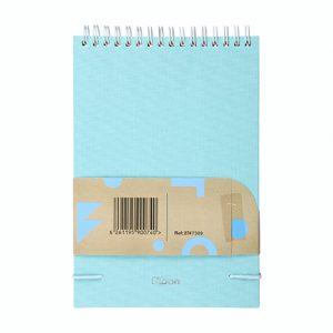 دفتریادداشت 80برگ 145*210سیمی پارچه ای سخت الیپون کد274کارتن 36عددی