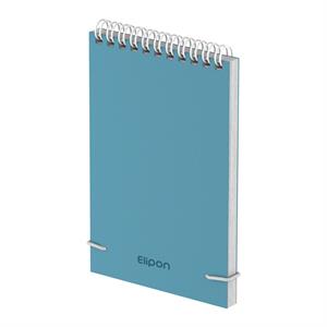 دفتریادداشت 80برگ 145*210سیمی پارچه ای سخت الیپون کد274کارتن 36عددی