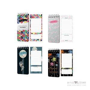 تودولیست100برگ20*9 جلد سخت سیم از بالا میکرو کدj6