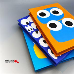 دفتریادداشت تایپوگرافی سری لب رنگی همیشه 