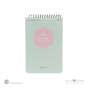 دفتریادداشت 100برگ 10*15سیم ازبالا پیل 