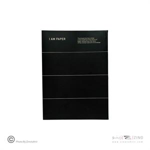 دفتریادداشت176برگ پالتویی خطدار سایز16*11 همین سریI AM PAPER