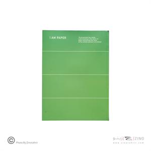 دفتریادداشت176برگ پالتویی خطدار سایز16*11 همین سریI AM PAPER