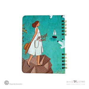 دفتریادداشت1/10سیمی جلد سخت مسترنوت کد498