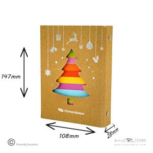 دفتریادداشت کلاسوری 2حلقه کرافت دایکات هیرمندپیپر