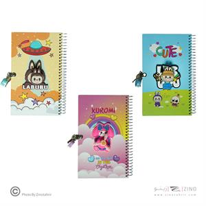 دفتر خاطرات سیمی قفل دار ماوارینا آوای تحریر کدDS15386