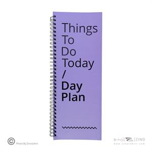 پلنر80برگ روزانه11*29.5جلدشومیزفنردوبل از بغل لانگو