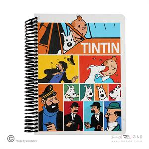 پلنر16*21جلد سخت سیمی تن تن لانگو