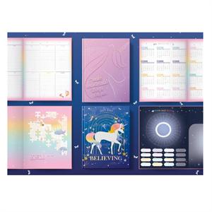 پلنر106برگ سایز21*17 جلدسخت ته دوخت پازل سری BLINK