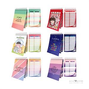 پلنر100برگA6سیمی10*14آبرنگ سری زبان