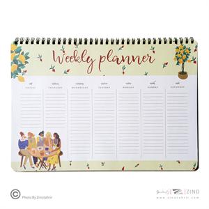 پلنر52برگA4رومیزی سیمی مسترنوت کد535