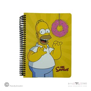 پلنر80برگ160*210سیمی جلدسخت لانگو سری سیمسون ها