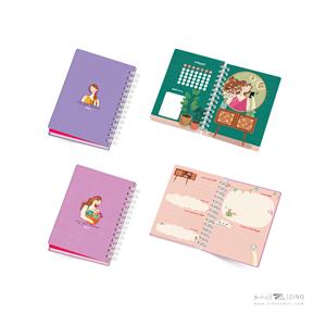 پلنرسالانه130برگی20*14جلدسخت سیمی آبرنگ1404 کدA048