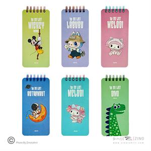 تودولیست80برگ 14*7 سیم ازبالا سری میکروآبرنگ کدA044