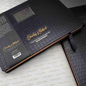 دفتر Charlsرحلی ترمو طلاکوب عمودی همیشه