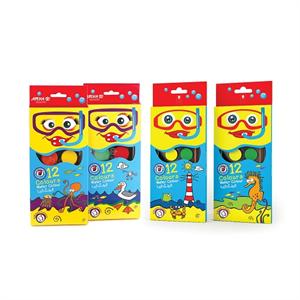 آبرنگ 12رنگین کمان بزرگ 48عددی آریا کد 5009 