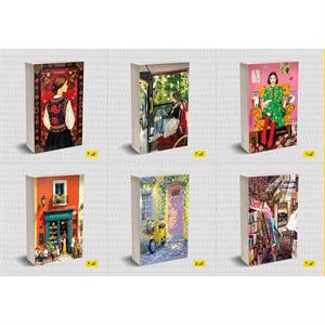 تقویم رقعی خیابان ایتالیاطرح جورسایز21*14حوض نقره( کارتن14عددی) سال1405