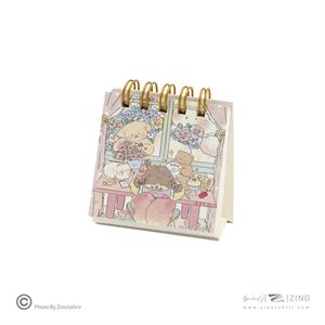 تقویم رومیزی کوچک برگ 1404 (عروسکی)