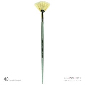 قلموی بادبزنی چتری طبیعی سفید شماره 12 خرم