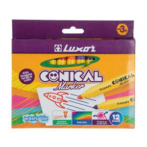 XXXماژیک نقاشی 12رنگ کونیکال لاکسر کد 6152 