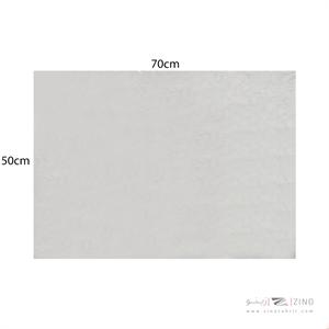 فوم برد5میل نقره ای70*50