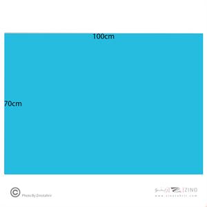 فوم برد3میل آبی روشن 70*100