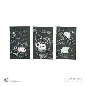 دفتر یادداشت جادویی اسکراچ(طرح کرومی) کدB11 یا کدCS-105