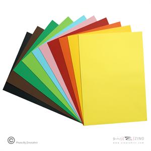 مقوا (180گرم)70 *50بسته10رنگ100برگی برسا