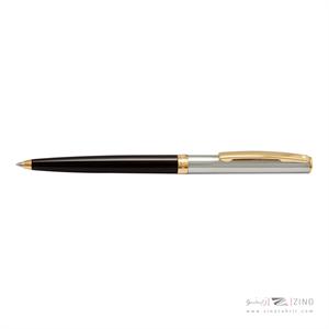 خودکارنفیس شیفر ساگاریس نیمه لاکی مشکی براق گیره زرد