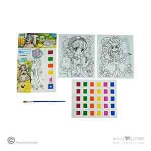 نقاشی آبرنگی (طرح فانتزی) کد006یاکدZC-706