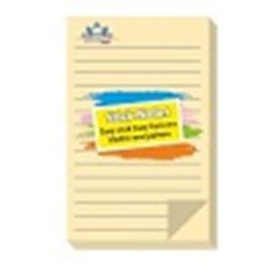 پست ایت100برگ 202*126 خط دار زرد اسکول فنز کد9208