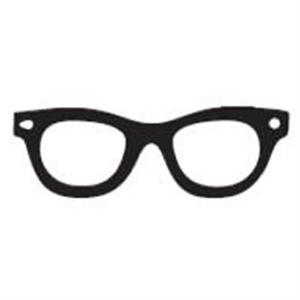 بوک مارک فلزی پیل طرح عینک ساده