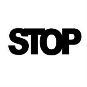 بوک مارک فلزی پیل طرح استاپ