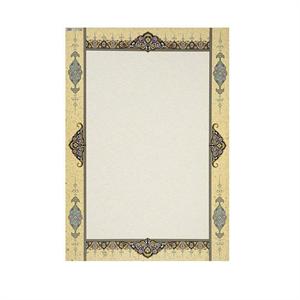 کاغذتذهیب A5 ابروبادی توسن