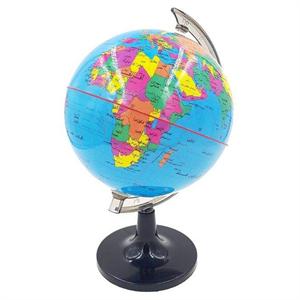 کره جغرافیایی سایز14 پایه کلاسیک آبی لاتین ایده 