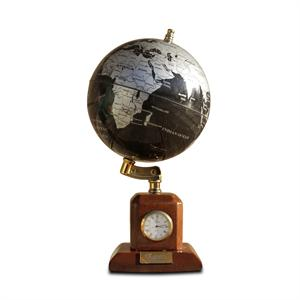 کره جفرافیایی سایز14  پایه چوبی گردون ایده کد109