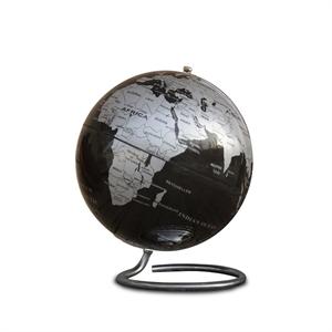 کره جغرافیایی سایز20 پایه هندسی نقره ای لاتین ایده