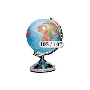 کره جغرافیایی سایز20 پایه کلاسیک سرخابی لاتین ایده