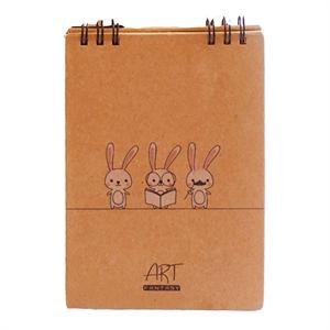 دفترطراحی 50برگ سایزA6 سیمی دوروسخت آرت برگ سری فانتزی