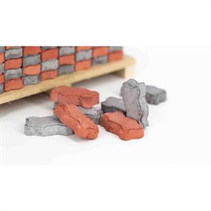 سنگ فرش موجی مقیاس 1/12  تعداد200عددی اشل 