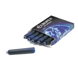 فشنگی خودنویس آبی یوروپن بسته6عددی